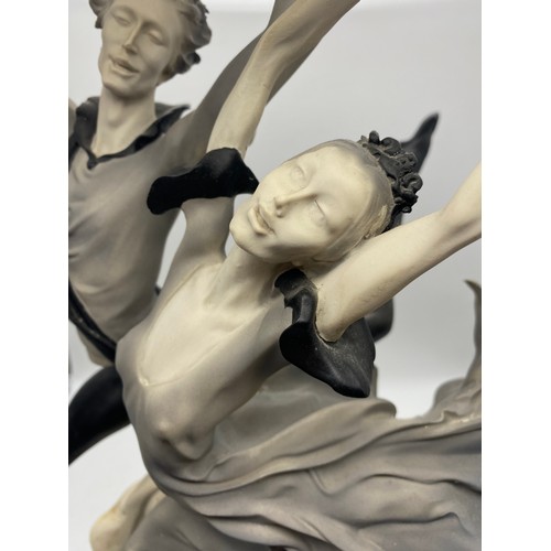 58 - LARGE BALLET DANCER FIGURE SIGNED G.ARMANI