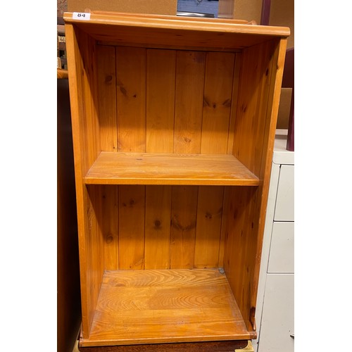 84 - SMALL PINE BOOKCASE