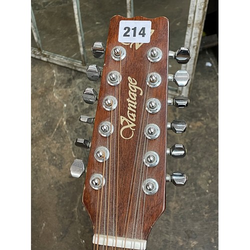 214 - VANTAGE MODEL VS12 TWELVE STRING ACOUSTIC GUITAR