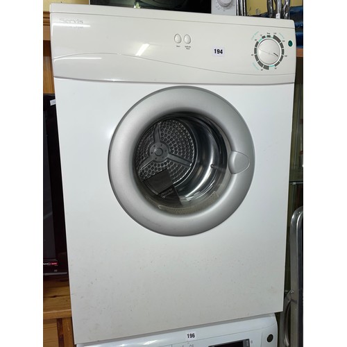 194 - SERVIS TUMBLE DRYER