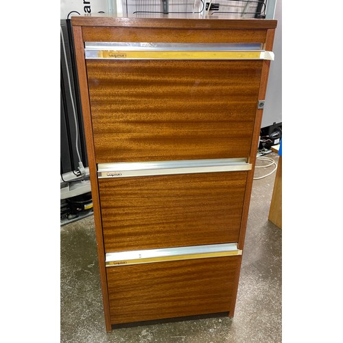 72 - THREE DRAWER OFFICE FILING CABINET