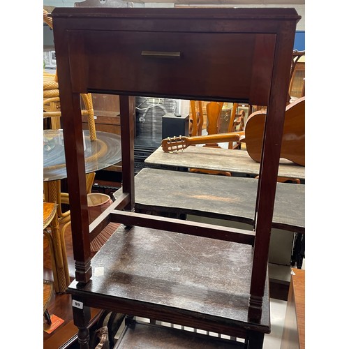 99 - OAK AND WALNUT OCCASIONAL TABLES