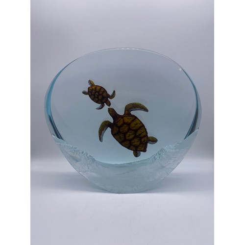 552 - WYLAND LIMITED EDITION 67/1000 3D MIXED MEDIA LUCITE SCULPTURE ENTITLED THE HATCHLING HEIGHT 34CM AP... 