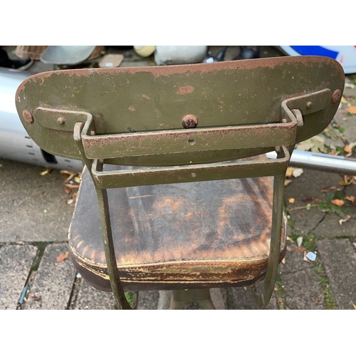 178 - EARLY 20TH CENTURY INDUSTRIAL WORKSHOP HIGH CHAIR