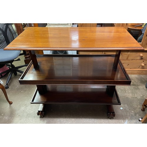 201 - VICTORIAN MAHOGANY METAMORPHIC BUFFET TABLE