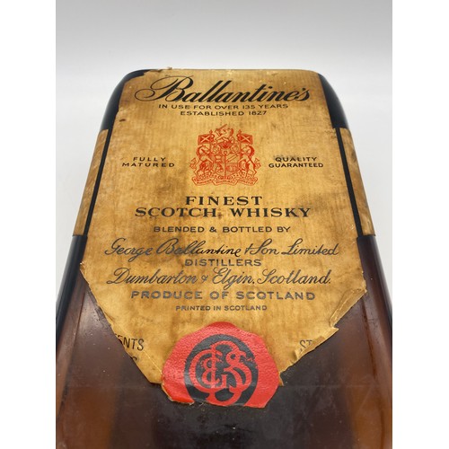 473 - VINTAGE BALLANTINES SCOTCH WHISKY BOTTLE 37cm