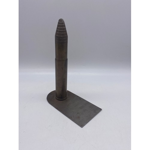 427 - PAIR OF TRENCH ART BULLET BOOKENDS