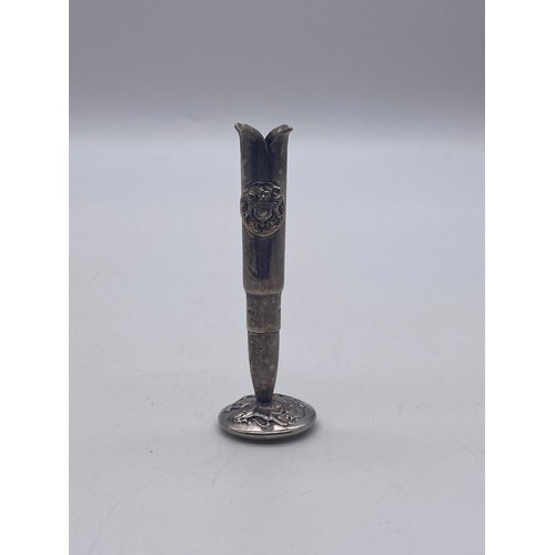 496 - CARVED AND PAINTED NOVELTY TIPPING HAT BOTTLE STOPPER, BODKIN CASE, ENAMEL EASEL BACKED POCKET WATCH... 