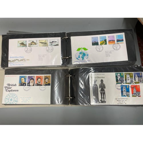 465 - TWO BINDERS OF POSTAGE STAMP FIRST DAY COVERS