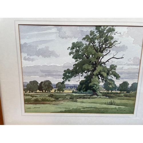 610 - GEORGE COOPER 1920F-1940F RBSA WATER COLOURS LANDSCAPE NEAR BORADWAY, AND ONE OTHER