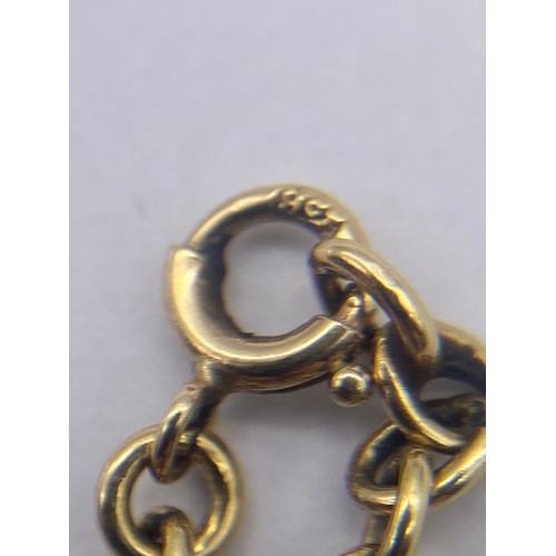 511 - 9CT GOLD FIGARO LINK CHAIN 12.9G APPROX 26CM OVERALL