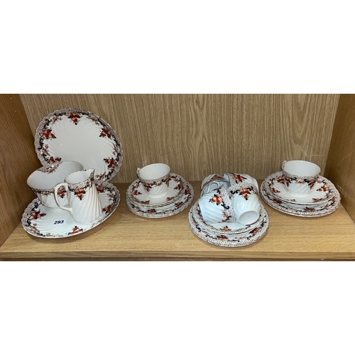 161A - RICHMOND FLORAL WRYTHEN TEA SERVICE