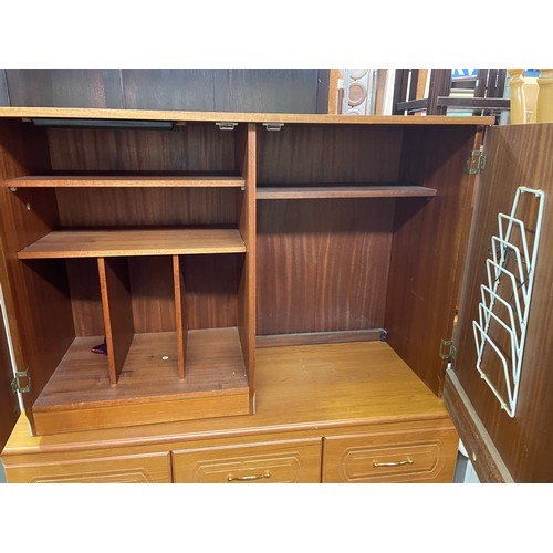 92 - TEAK TWO DOOR CUPBOARD