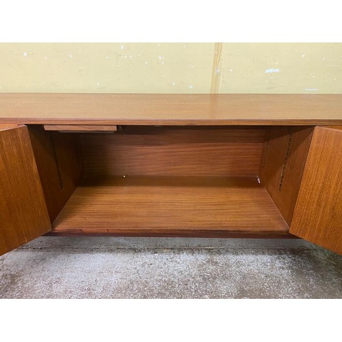 135 - 1960S TEAK LONG SIDEBOARD (POSSIBLY BRITISH DESIGN)