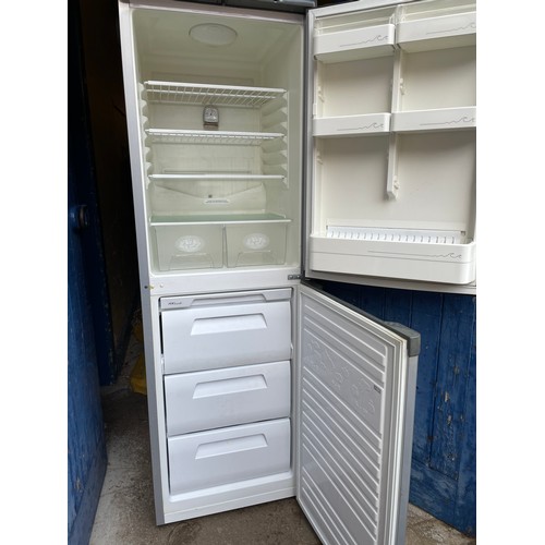 151 - BEKO SILVER FRIDGE FREEZER