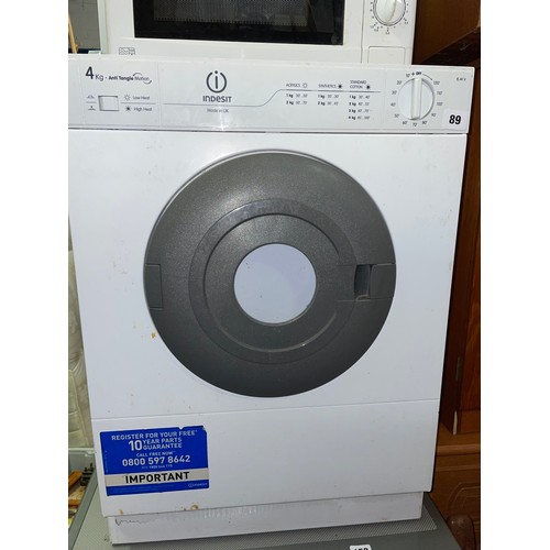 89 - INDESIT 4KG COMPACT TUMBLE DRYER