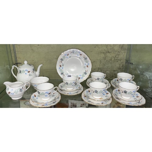 299 - COLCLOUGH BONE CHINA TEA SERVICE