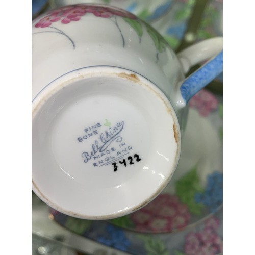 294 - BELL CHINA FLORAL TEASET