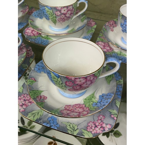 294 - BELL CHINA FLORAL TEASET