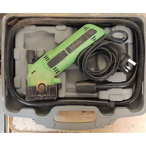 404 - CASED HAMMER DRILL, PRECISION RADIAL SAW, DIE AND TAP SET