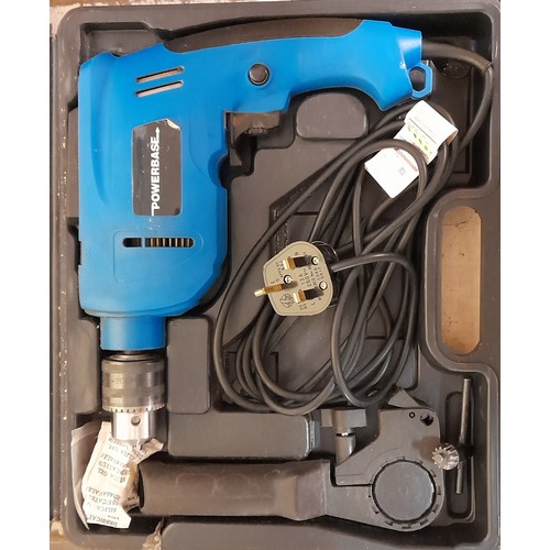 403 - POWER BASE POWER DRILL, CASED SOCKET AND DRIVER KIT, WIRE STRIPPERS, BLACK AND DECKER POWER DRIVER K... 