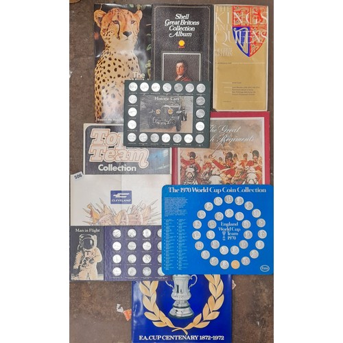 506 - SHELL PETROL WILD LIFE ALBUM, HISTORIC CAMPAIGN MODELS AND OTHER COLLECTIBLE PETROLEUM COMPANY MEDAL... 