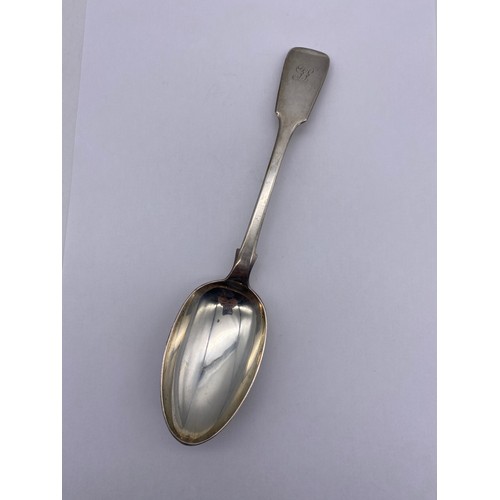 463 - FOUR VICTORIAN LONDON SILVER SPOONS BY GEORGE ANGEL 9.4OZ APPROX