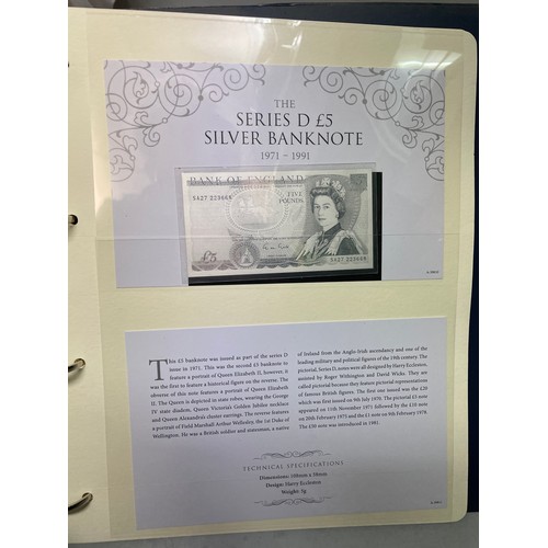 630 - WESTMINSTER MINT LIMITED EDITION THE HISTORIC SILVER BANK NOTE COLLECTION NUMBER 418