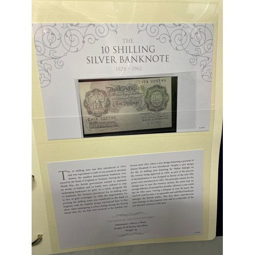 630 - WESTMINSTER MINT LIMITED EDITION THE HISTORIC SILVER BANK NOTE COLLECTION NUMBER 418