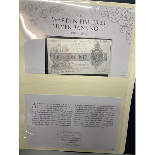 630 - WESTMINSTER MINT LIMITED EDITION THE HISTORIC SILVER BANK NOTE COLLECTION NUMBER 418