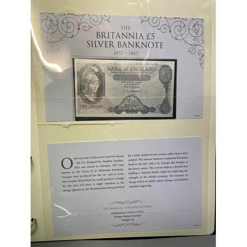 630 - WESTMINSTER MINT LIMITED EDITION THE HISTORIC SILVER BANK NOTE COLLECTION NUMBER 418