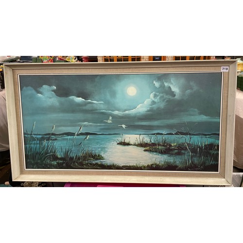 219 - A. DALLS-SIMPSON PRINT ENTITLED TRANQUILITY