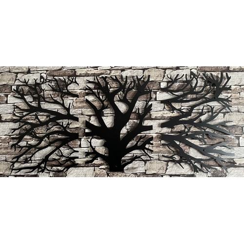 218A - METAL BLACK TREE WALL HANGING