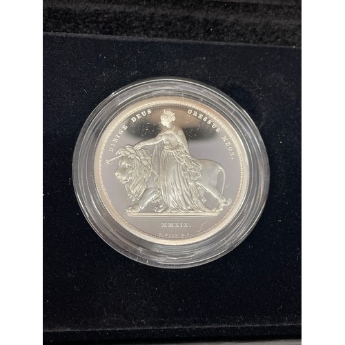 626 - UNA AND THE LION 2019 UK TWO OUNCE SILVER PROOF COIN