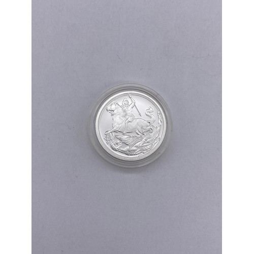 636 - GIBRALTAR 2019 SILVER BRILLIANT UNCIRCULATED SOVEREIGN