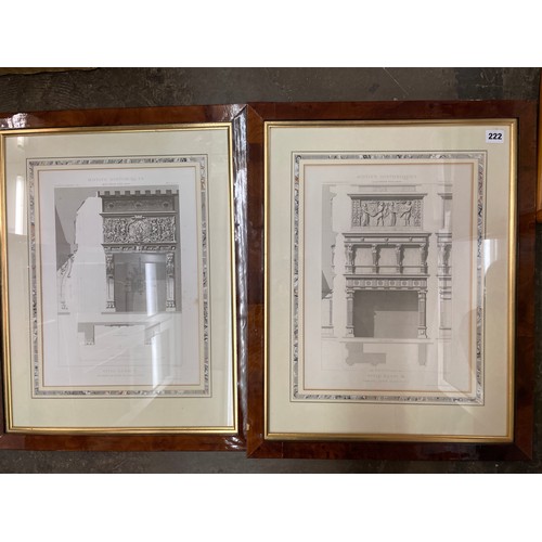 222 - PAIR OF HISTORIC MOTIF ARCHITECTURAL PRINTS