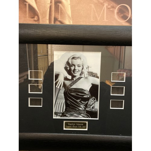 219 - MARILYN MONROE LIMITED EDITION FILM CELLS AND PRINT