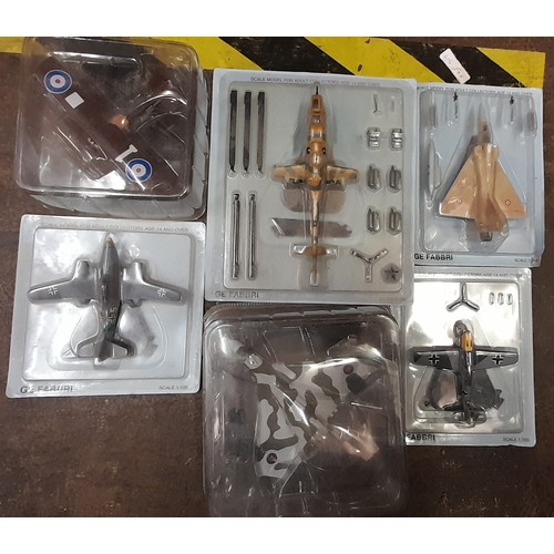 345 - CARTON CONTAINING MILITARY AIRCRAFT BLISTER PACKS SCALE 1/100