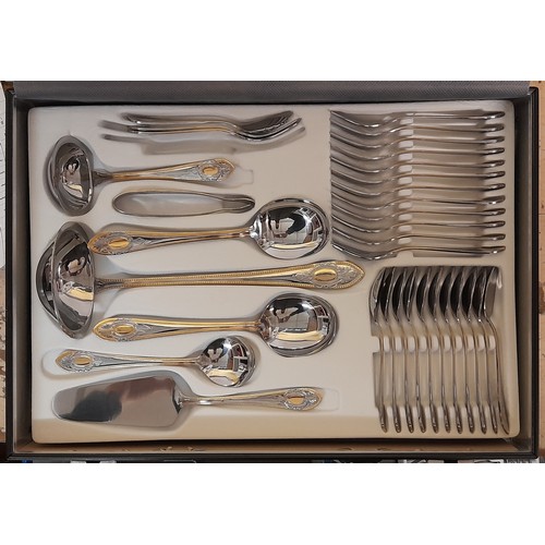 250 - HARD CASED SOLINGEN GOLD PLATED CUTLERY CANTEEN