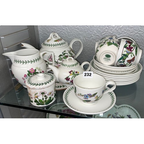 232 - PORT MERRION BOTANIC GARDEN TEA SET