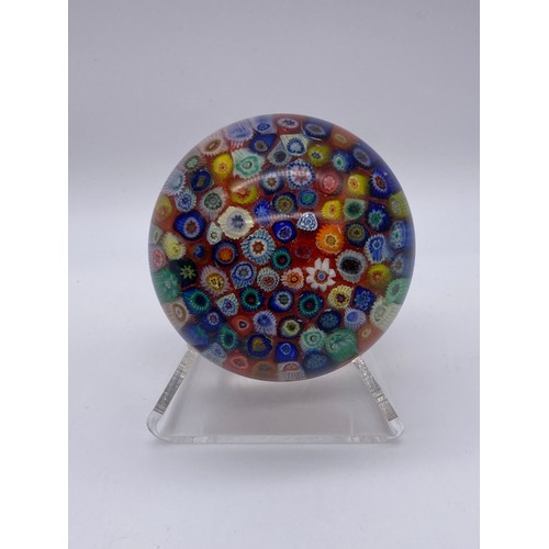 406 - SIX GLASS PAPERWEIGHTS INC. CARPET EXAMPLES