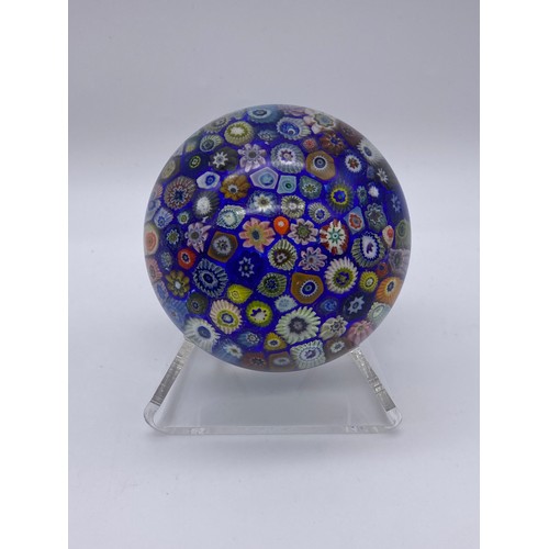 406 - SIX GLASS PAPERWEIGHTS INC. CARPET EXAMPLES