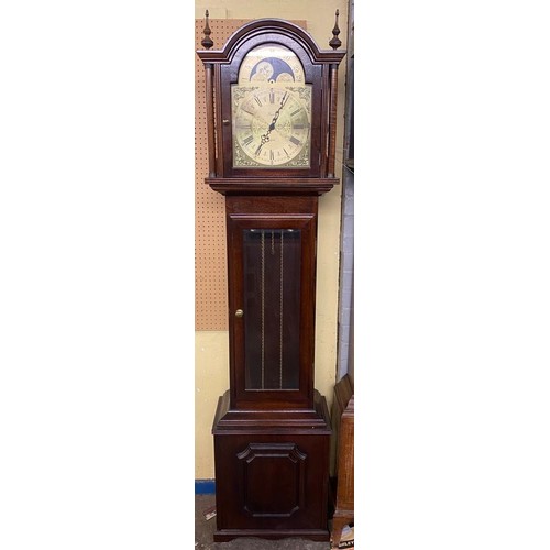 175 - REPRODUCTION VENFLOX MOON ROLLER LONG CASE CLOCK