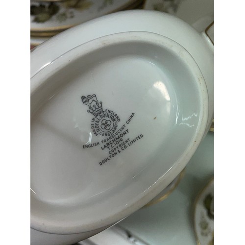 394 - ROYAL DOULTON LARCHMONT BONE CHINA DINNER SERVICE