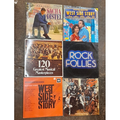 553 - QTY OF VINYL VINYL LPS VARIOUS MOVIE SOUND TRACKS, AND OTHERS