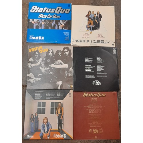 549 - QTY OF STATUS QUO ALBUMS, SOME DUPLICATES