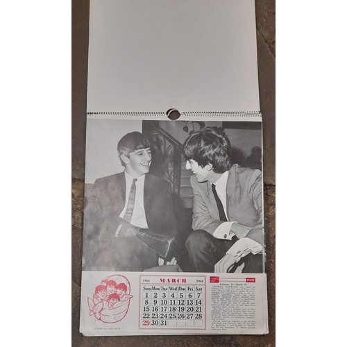 554 - ORIGINAL THE BEATLES BOOK CALENDAR 1964