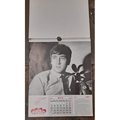 554 - ORIGINAL THE BEATLES BOOK CALENDAR 1964