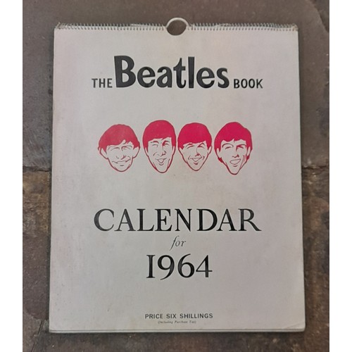 554 - ORIGINAL THE BEATLES BOOK CALENDAR 1964