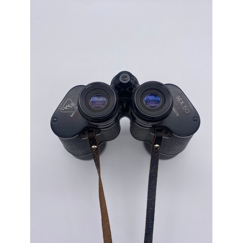 646 - CASED PAIR OF LIMER 16X50 FIELD BINOCULARS